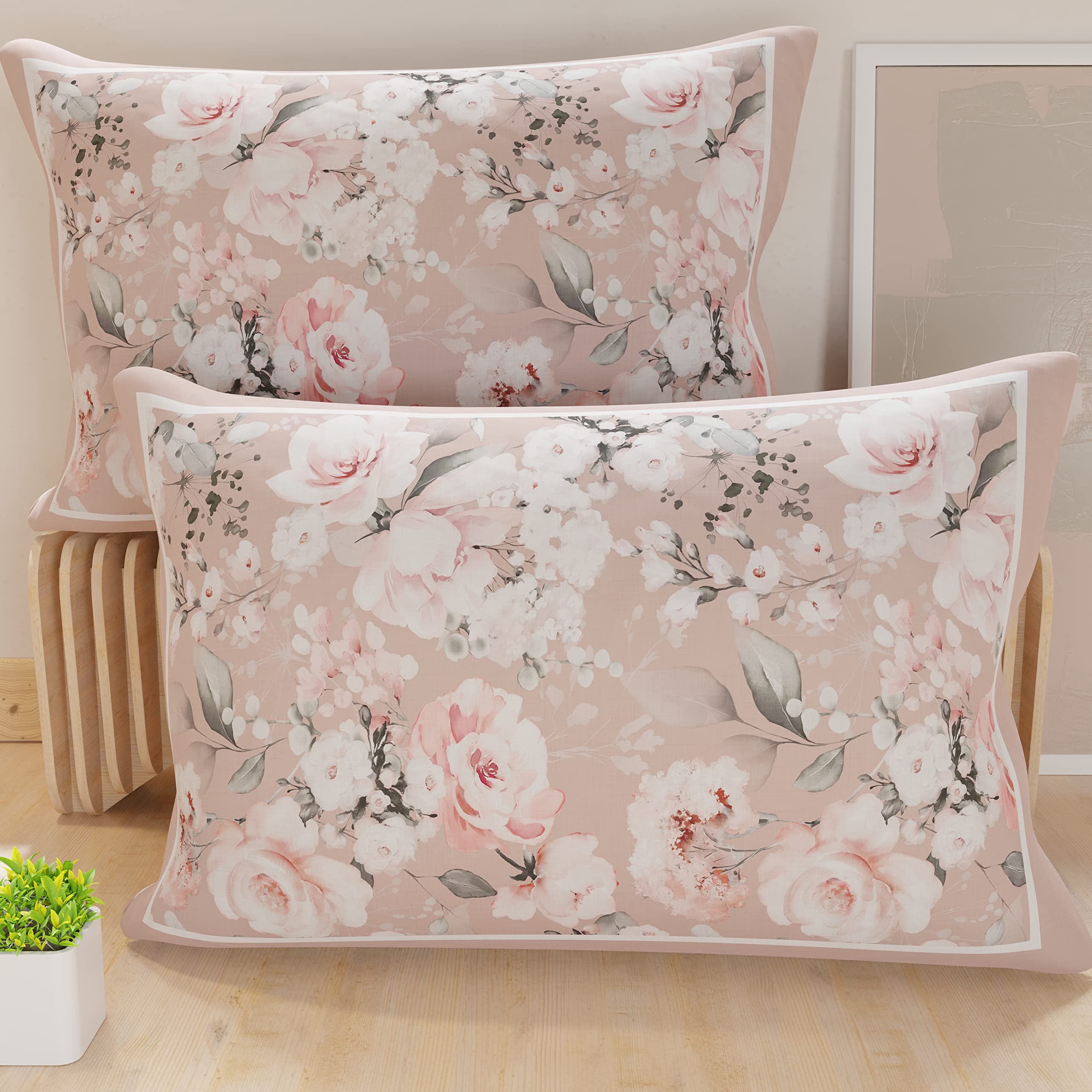 Federe, Federe Cuscini in Stampa Digitale, Cuori Black & White, MS1341-09 2X Federe 52x82 cm — image 1