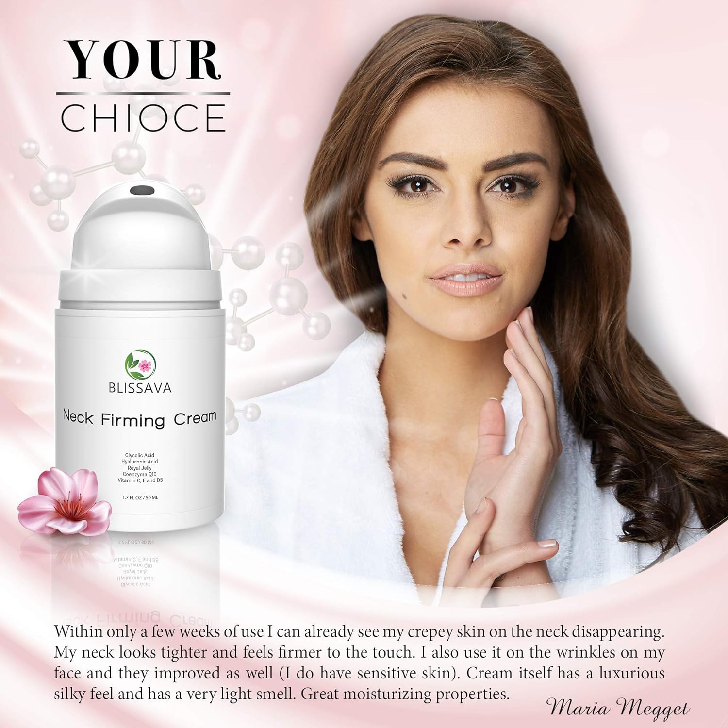 blissava neck firming cream