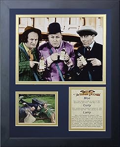 Legends Never Die "The Three Stooges Salesmen Framed Photo Collage, 11 x 14-Inch