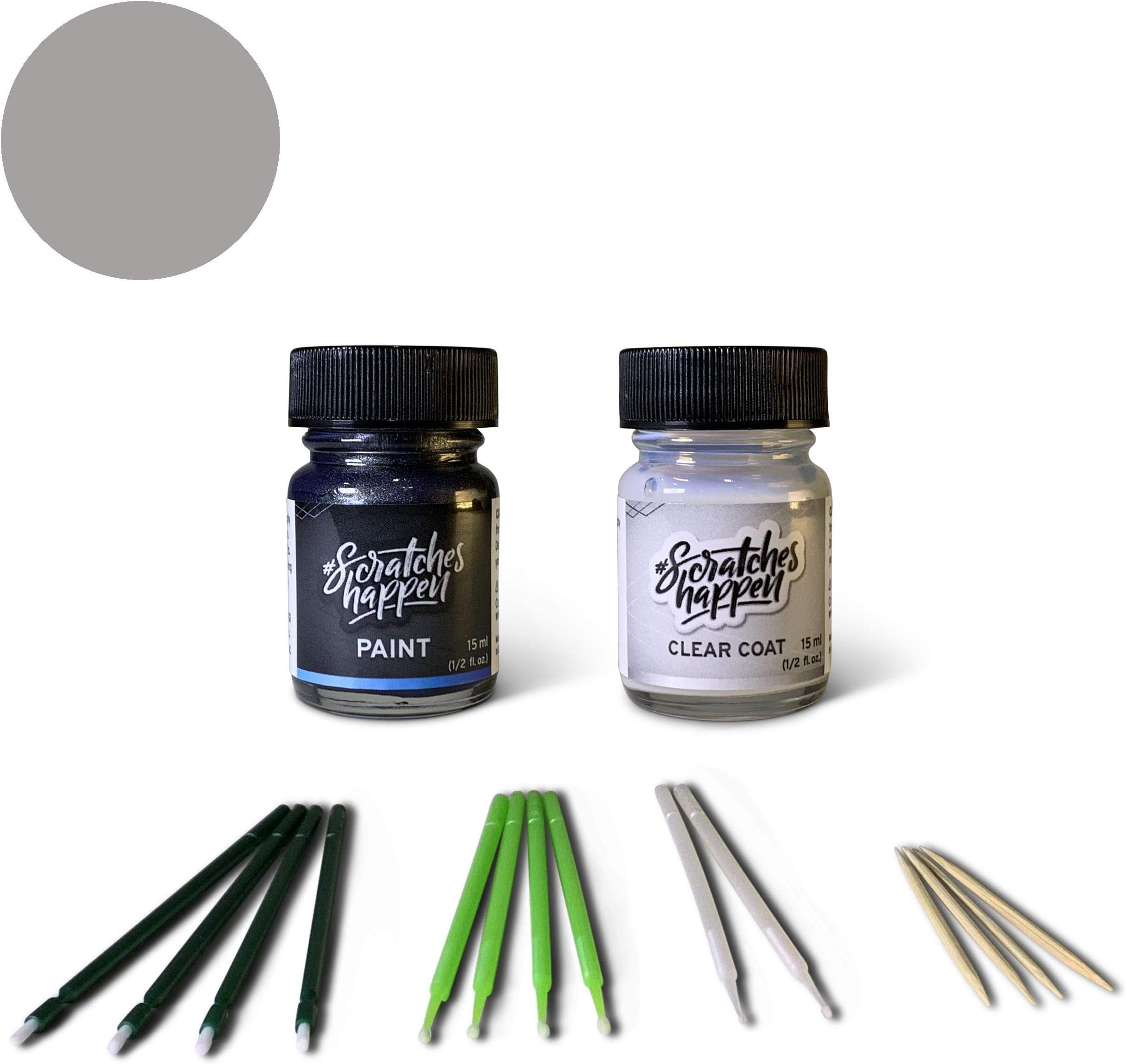 ScratchesHappen Exact-Match Touch Up Paint Kit Compatible with Renault Gris GivrÃ (KNV) - Essential