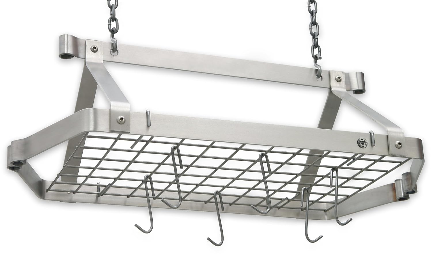 Best enclume pot rack brushed steel