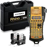 DYMO Industrial Label Maker &amp; Carry-Case RhinoPRO 5200 Label Maker, for Job Sites and Heavy-Duty Labeling Jobs, Prints Fast, Includes 2 Rolls of DYMO Industrial Vinyl Labels
