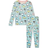 Cuddl Duds Girls Thermal Underwear Set - Hello Kitty, Squishmallows, Barbie Designs - Kids Long John Base Layer
