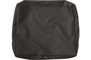 Classic Accessories Ravenna Water-Resistant Patio Lounge Chair/Loveseat Back Cushion Cover, 23 x 20 x 4 Inch, Espresso