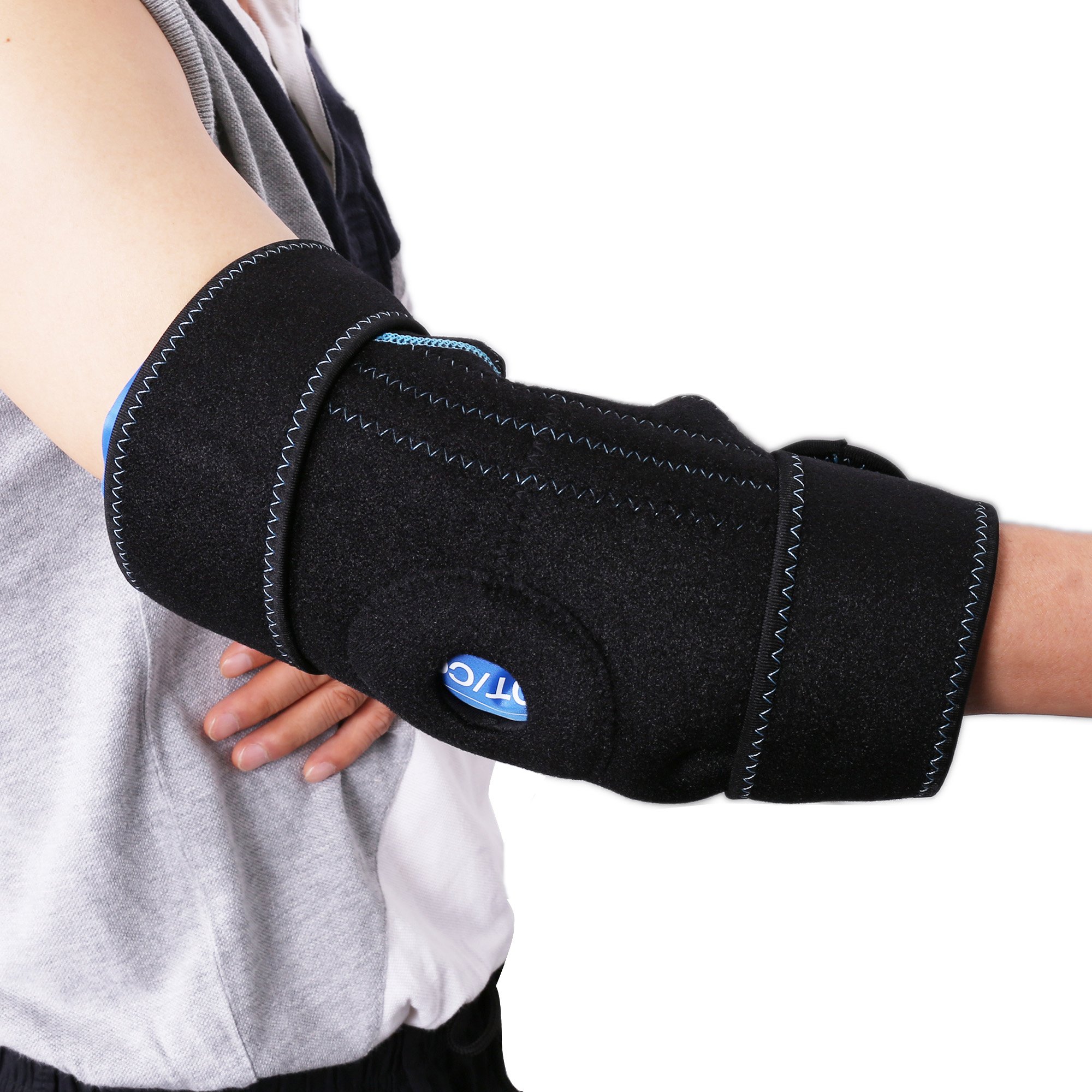 Gel Pack with Elbow Support Wrap for Cold Hot Therapy by LotFancy Hot
