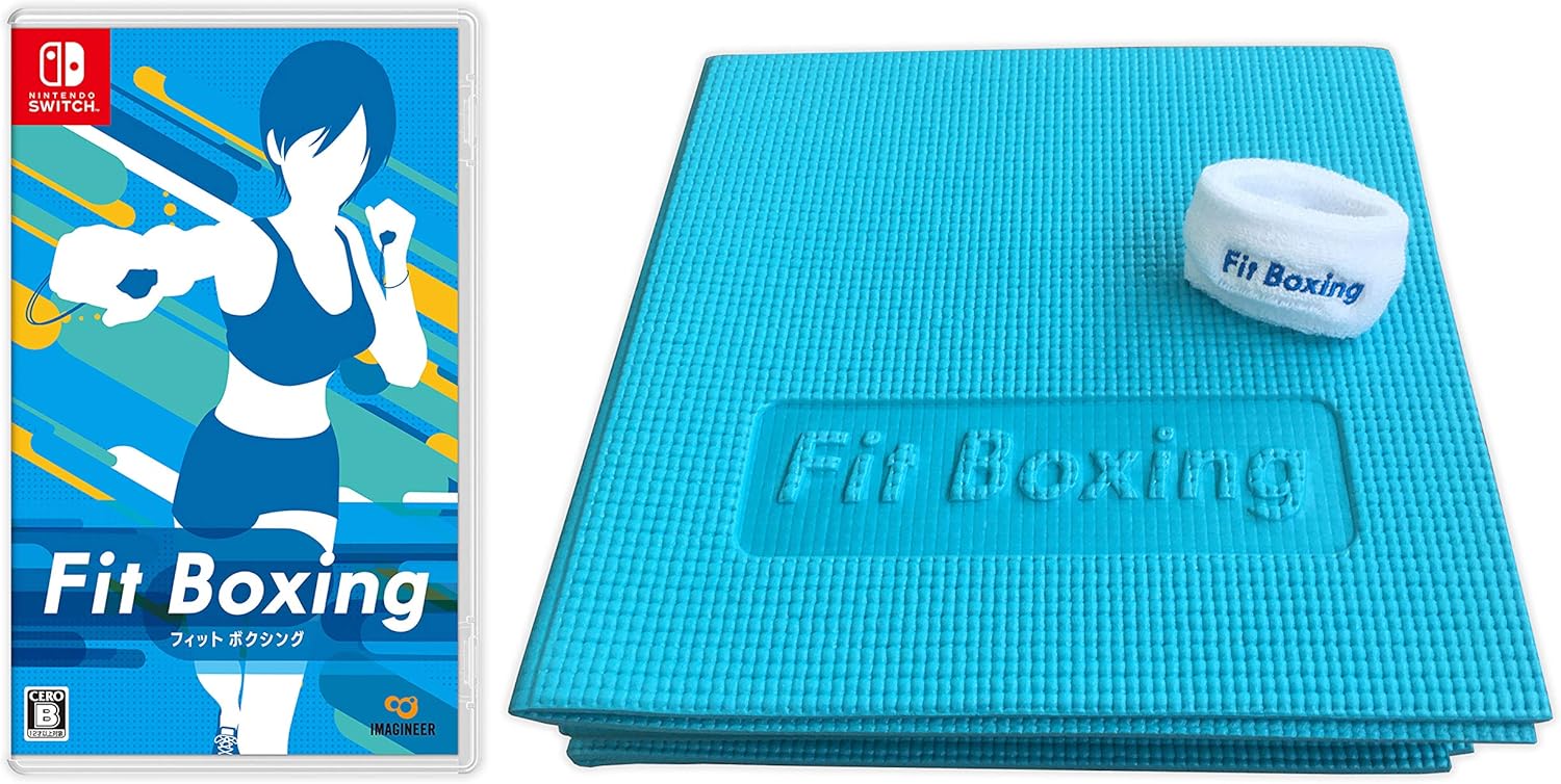 超エクササイズセット フィットボクシング Switch おりたためるエクササイズマット Amazon Co Jp限定 オリジナルリストバンド ゲーム Amazon
