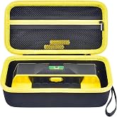 GWCASE Hard Case for Franklin Sensors ProSensor M210, 710 and 710+, Yellow | Hard EVA Shell, Mesh Pocket and Hand Strap Organize Batteries and Small Tools; Portable Carrying Case Only