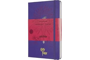 Moleskine Limited Edition Harry Potter Notebook, Hard Cover, Large (5" x 8.25") Ruled/Lined, Brilliant Violet (Book 5) 240 Pa
