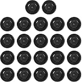 Levenger Circa Discs Binder Rings for Discbound Notebooks System, 22 Pack, Black, 2-Inch