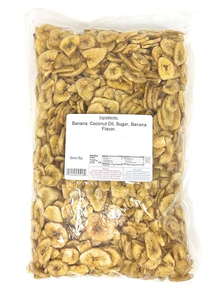 YANKEE TRADERS DRIED CHIPS, BANANA, 3 POUND