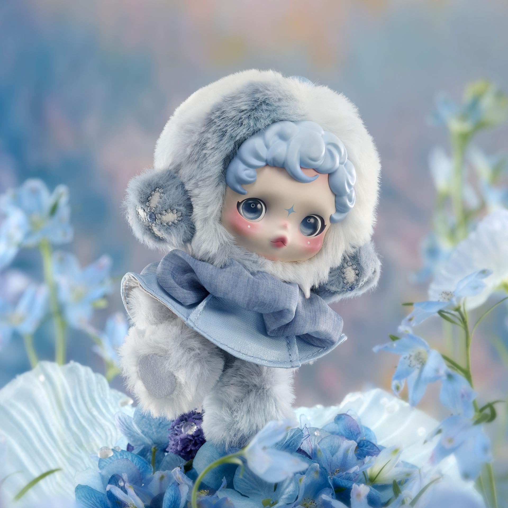 POP MART SKULLPANDA L’impressionnisme Series Plush Doll Blind Box Figures, Random Design Action Figures Collectible Toys Home Decorations, Holiday Birthday Gifts for Girls and Boys, Single Box