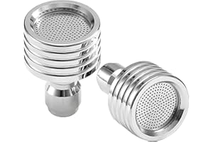 Tool Daily Pressure Washer Nozzle Tips for Soft Wash, Shower Nozzle for Pressure Washing with 1/4” Quick Connector, Stainless Steel Power Washer Shower Sprinkler for Car Washing and Gardening, 2 Pack