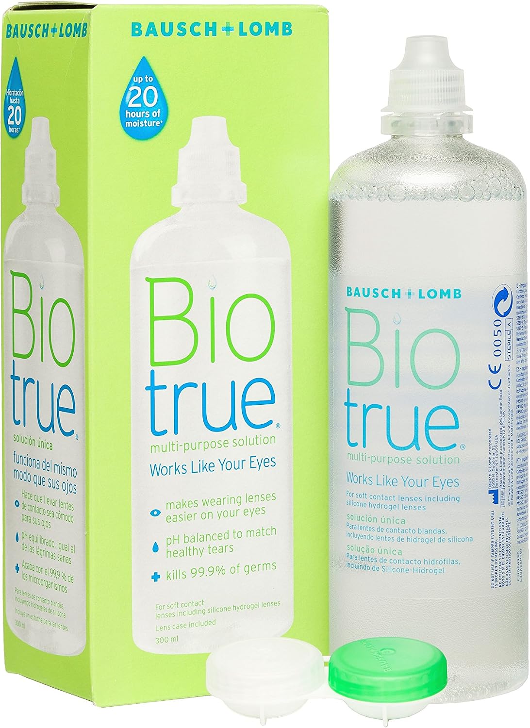 Bausch & Lomb Biotrue - Solución de Mantenimiento Lentes de Contacto - 300 ml
