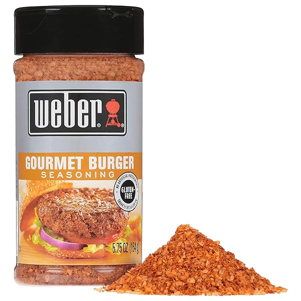 WEBER GOURMET BURGER SEASONING, 5.75 OZ