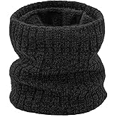lifwimner Winter Neck Gaiter for Women Men Thermal Fleece Neck Warmer Windproof Face Cover Ski Mask Gift for Cold Weather