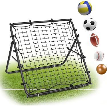 Baseball Rebounner Net Pitchback Net , Angle Trainer à tangage réglable