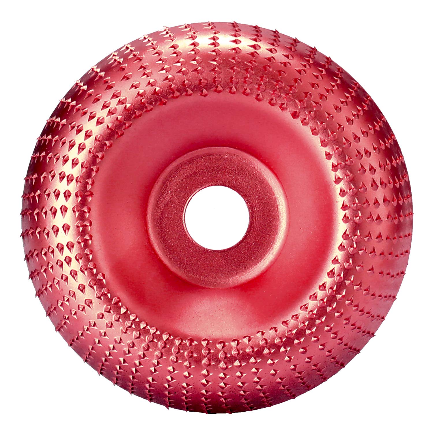 Wood Grinding Wheel,Angle Grinding Wheel Wood Sanding Tool, Shaping Disc, Sanding Carving Rotary Tool Abrasive Disc Abrasive for Angle Grinder Shaping Polishing (red)