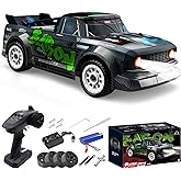 Fisca 1/16 Remote Control High Speed Car, 4WD RC Drifting Racing Cars Fast 20MPH Truck 2.4Ghz Off-Road 4X4 Buggy Car Speed &
