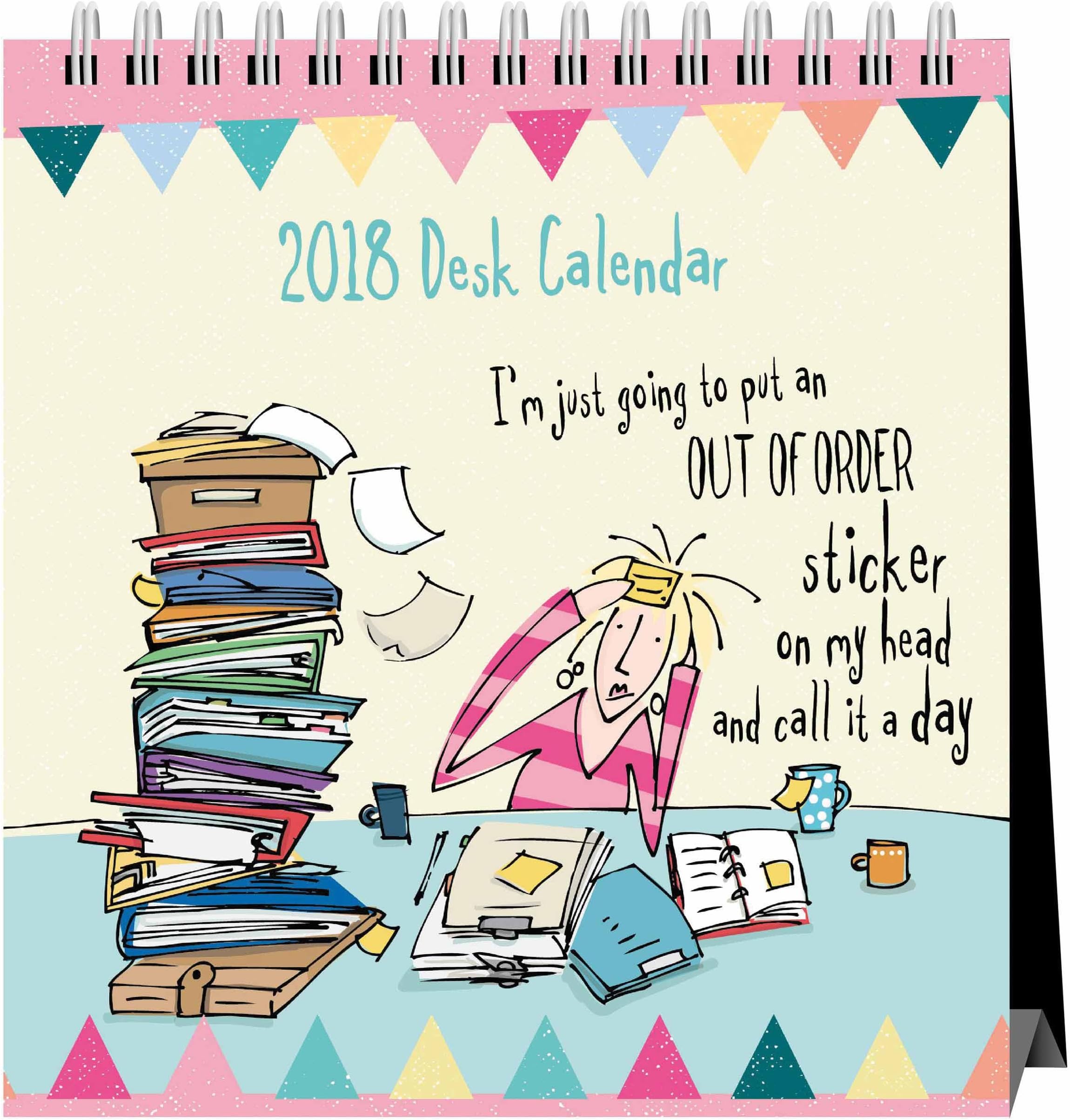 Born To Shop Desk Calendar 2018