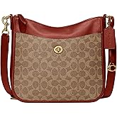 COACH Coated Canvas Signature Chaise Crossbody Tan/Rust One Size