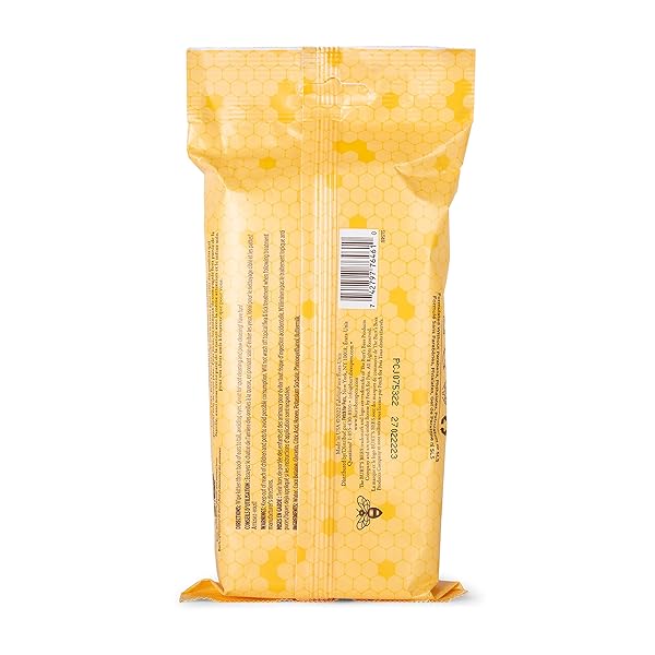 BURT’S BEES FOR PETS KITTEN GROOMING WIPES WITH BUTTERMILK AND HONEY, WATERLESS CAT BATH WIPES FOR FACE, PAWS, TAIL AND COAT CLEANING, GENTLE BATH ALTERNATIVE FOR INDOOR FELINES, 50 COUNT