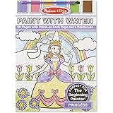 Melissa & Doug Paint With Water - Princess, 20 Perforated Pages With Spillproof Palettes