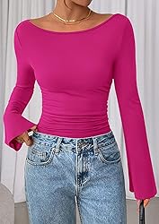 PRETTYGARDEN Women's Long Sleeve Shirts 2025 Fall