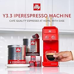 Illy Y3.3 Espresso Machine, Single Serve Coffee