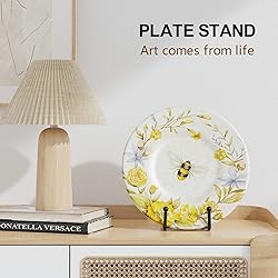 3 Pack 6 Inch Plate Stands for Display Picture