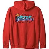 Pisces Star Sign with Crown and Stars Zip Hoodie