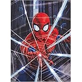 Marvel Spiderman LED Canvas Wall Art,11.5" x 15.75" Light-Up Wall Décor for Kids, Battery Operated Room Decoration for Bedroom, Playroom, or Nursery
