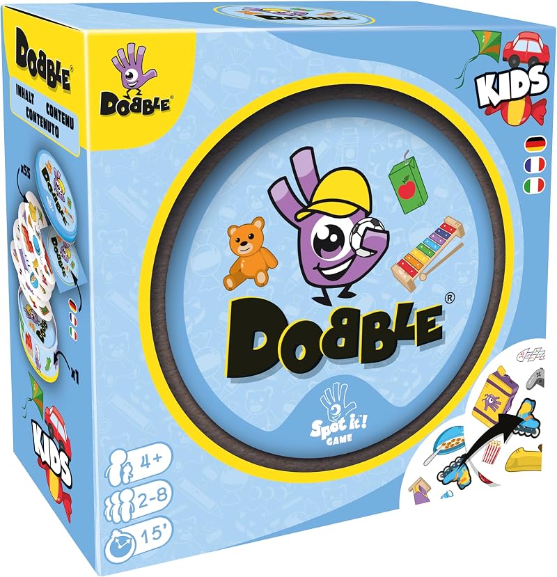 Asmodee Dobble Kids Italian Edition Board Game 2-5 Players 4+ Years