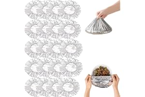 Aluminum Foil Heat-retaining Covers,Universal Disposable Thermal Cover for Food,Reusable Insulation Covers for Kitchen Picnic