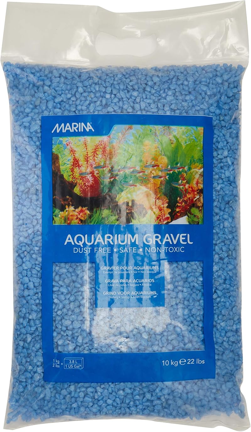 Marina Decorative Aquarium Gravel Surf Blue 10 Kg