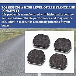 Getfarway 4Pcs Heavy Duty Go Cart Brake Pads