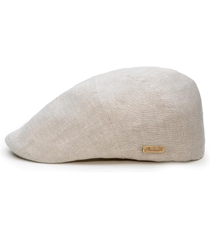 Stetson Paradise Cotton Flat Cap Men Black 7 1/4-7 3/8 at Amazon