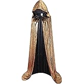 OurLore Unisex Adults Full Length Hooded Cape Halloween Christmas Cloak