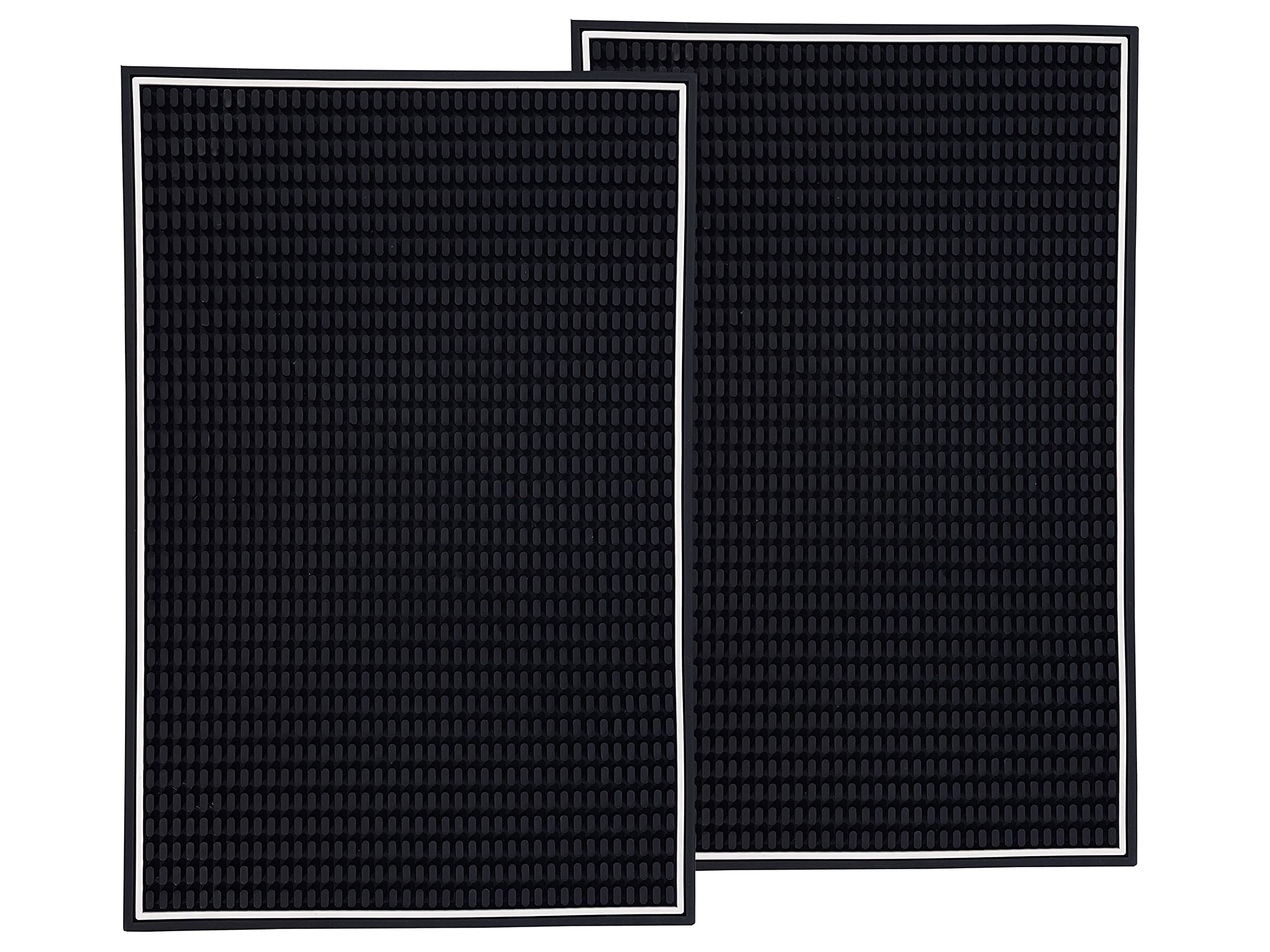 Highball & Chaser Premium Bar Mat 18in x 12in 1cm Thick Durable and Stylish Service Bar Mat for Spills, Bars, Restaurants, Counter Top Dish Drying Mat, Glass Drying Mat