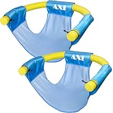 Pool Noodle Chair - Pool Float for Adults &amp; Kids, Add One or Two Noodles. Suitable for Lake, Ocean, River, Pool... Great Pool Accessories, 2 Piece Value Pack. Pool Noodles not Included