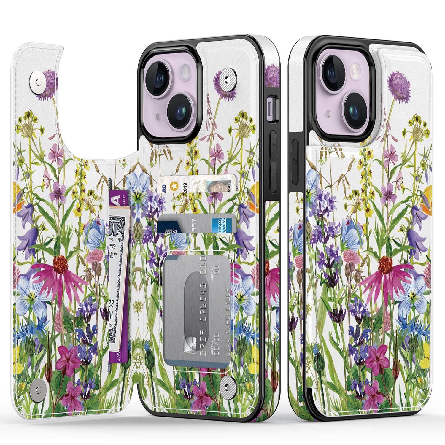 Goodon for iPhone 13 Case Wallet - Flip Folio