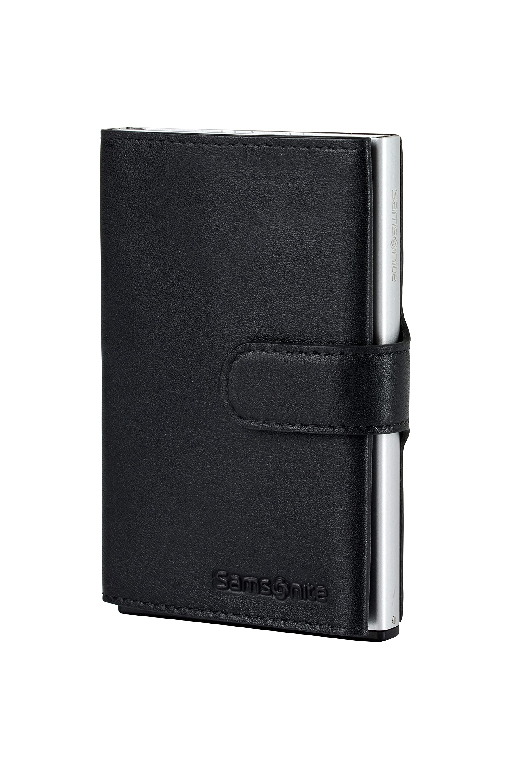 Samsonite Alu Fit SLG - Wallet, 10.2 cm, Black (Black)