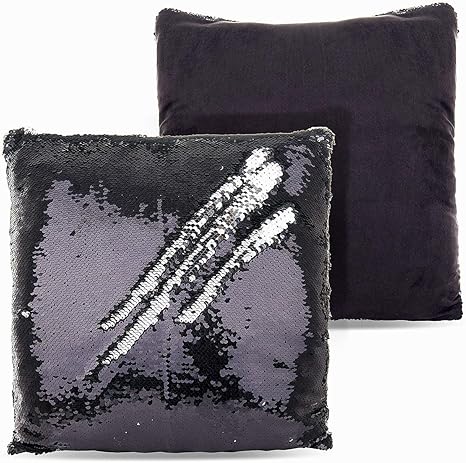 silver sequin cushion covers