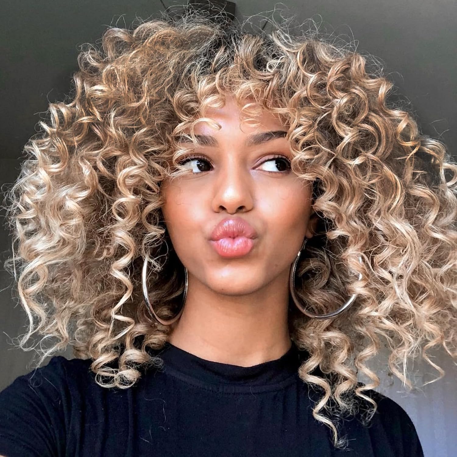 Mscat 10 Inch Gogo Curl Crochet Hair 8 Packs Pre Looped Water Wave Crochet Hair Ombre Blonde Ocean Wave Goddess Box Braids Deep Twist Synthetic Braiding Hair for Women(8 Packs, T27613#)