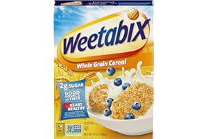 Weetabix Biscuits Whole Grain Cereal, Lightly Sweet Whole Grain Wheat Biscuits, Delicious as Part of Breakfasts or Snacks, 14 OZ Box