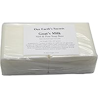 Our Earth's Secrets Goats Milk - 2 Lbs Melt and Pour Soap Base