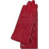 Kessler "CARLA" Premium Lambskin Womens Leather Glove - Fleece Lining, for Cold Weather