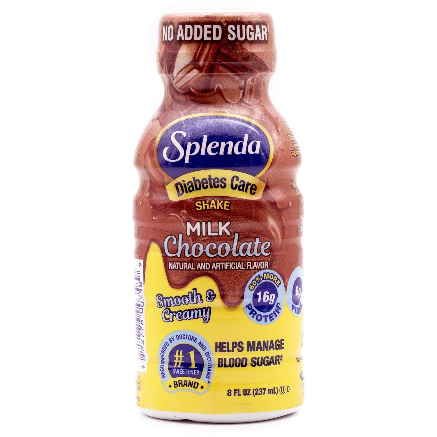 SPLENDA Diabetes Care Shakes - Meal Replacement Shake, Milk Chocolate, 8 Fl Oz (Pack of 24)