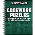 Brain Games - Codeword Puzzle: Unscramble the Alphabet, Fill in the Grid, and Solve the Puzzle!