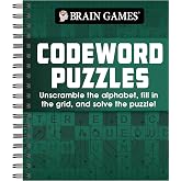 Brain Games - Codeword Puzzle: Unscramble the Alphabet, Fill in the Grid, and Solve the Puzzle!