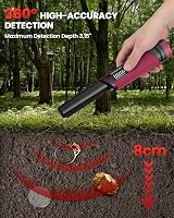 DR.ÖTEK Pinpointer Metal Detector IP68 LCD 3 Modes Interference Cancel view 2